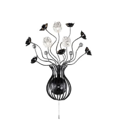 Bonita Aluminium Crystal Wall Lights Diyas Home Modern Crystal Wall Lights Bonita Aluminium Crystal Wall Lights Diyas Home Modern Crystal Wall Lights